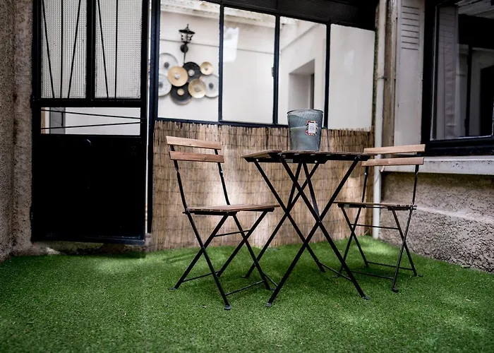 Le Patio Superbe T3 Climatisation Terrasse Wi-fi Netflix 15 Mn Coeur De 70 M2 Apartmán Béziers